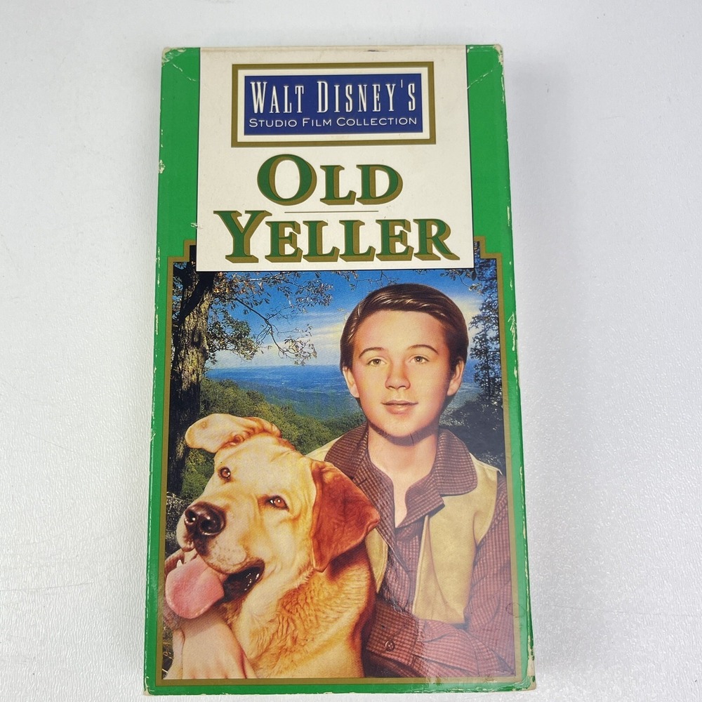 Walt Disney Studio Film Collection Old Yeller VHS Video Tape Classic